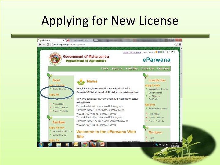 Applying for New License 