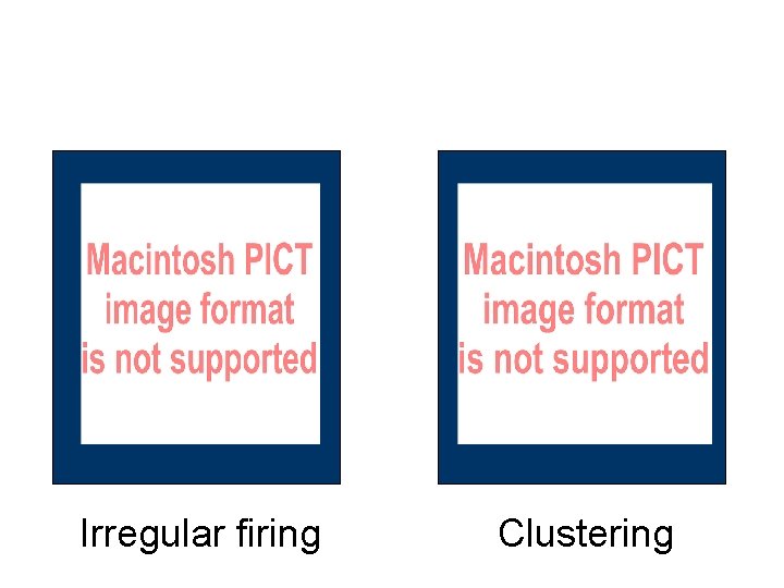 Irregular firing Clustering 