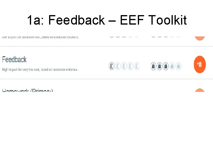 1 a: Feedback – EEF Toolkit 