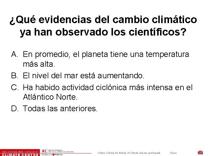 El juego del cambio climtico 1 a Ciencia
