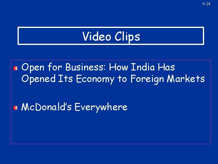 4 -24 Video Clips Open for Business: How India Has Opened Its Economy to