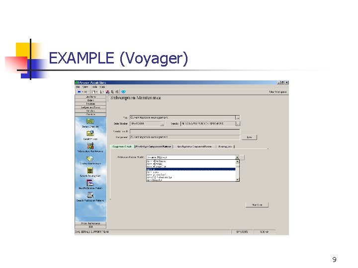 EXAMPLE (Voyager) 9 