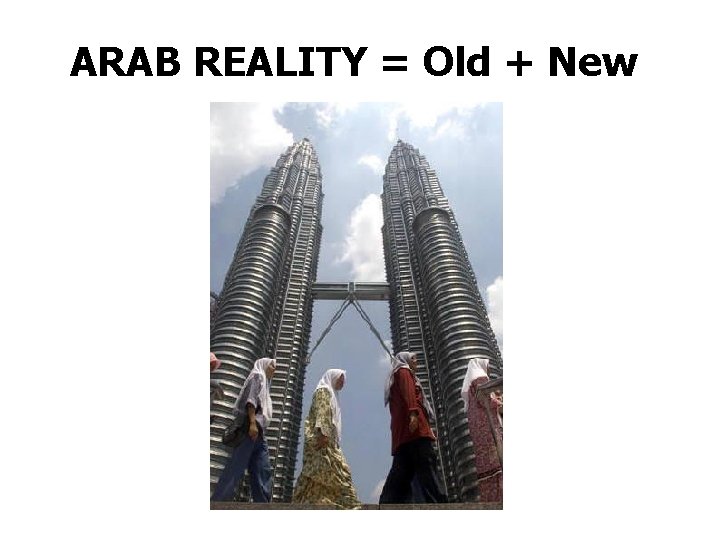 ARAB REALITY = Old + New 
