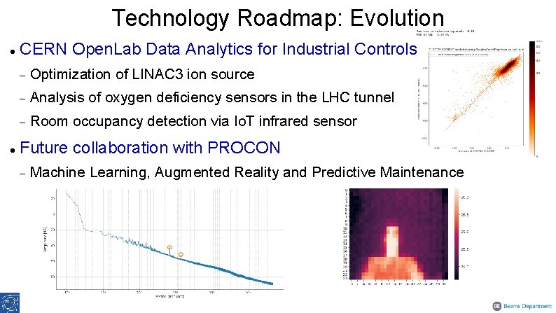 Technology Roadmap: Evolution CERN Open. Lab Data Analytics for Industrial Controls Optimization of LINAC