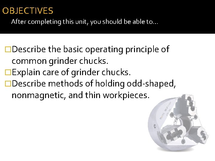 OBJECTIVES After completing this unit, you should be able to… �Describe the basic operating