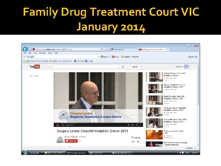 Family Drug Treatment Court VIC January 2014 