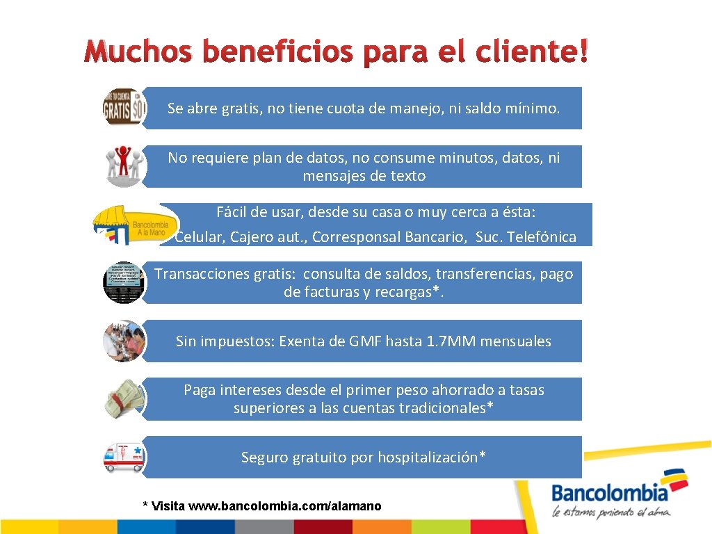 ¿Qué es Ahorro a la Mano? Muchos beneficios para el cliente! Se abre gratis,
