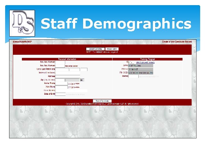 Staff Demographics 