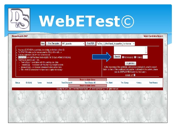 Web. ETest© 