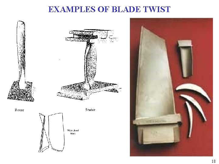 EXAMPLES OF BLADE TWIST 18 