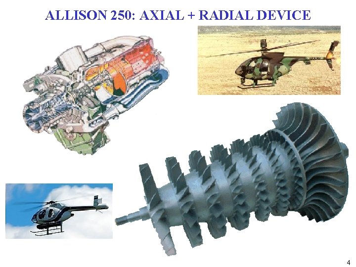 ALLISON 250: AXIAL + RADIAL DEVICE 4 