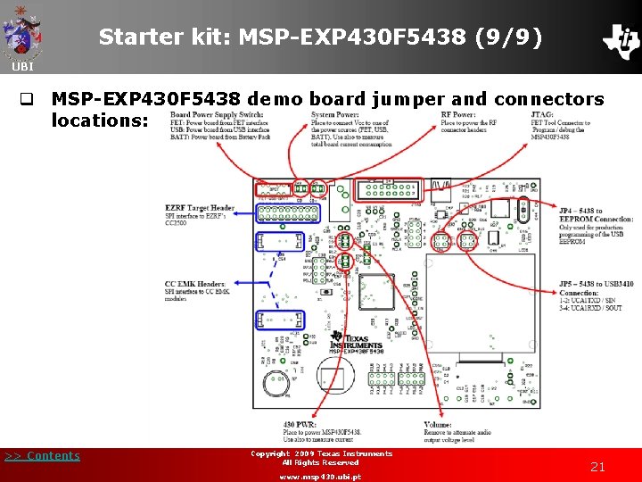 Starter kit: MSP-EXP 430 F 5438 (9/9) UBI q MSP-EXP 430 F 5438 demo