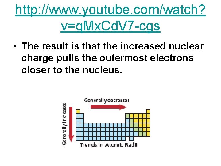 http: //www. youtube. com/watch? v=q. Mx. Cd. V 7 -cgs • The result is