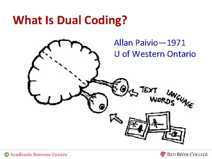 What Is Dual Coding? Allan Paivio— 1971 U of Western Ontario 