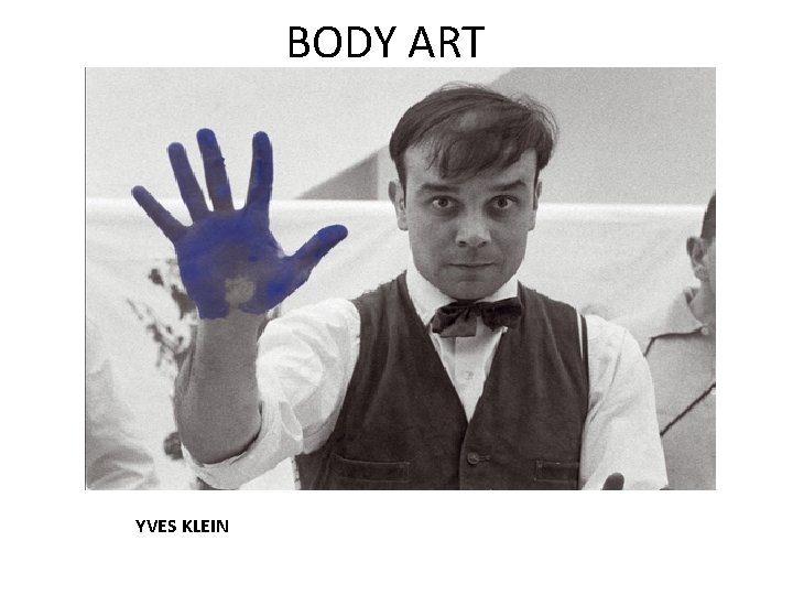 BODY ART YVES KLEIN 