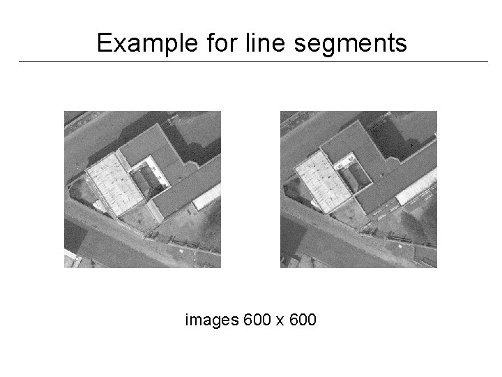 Example for line segments images 600 x 600 