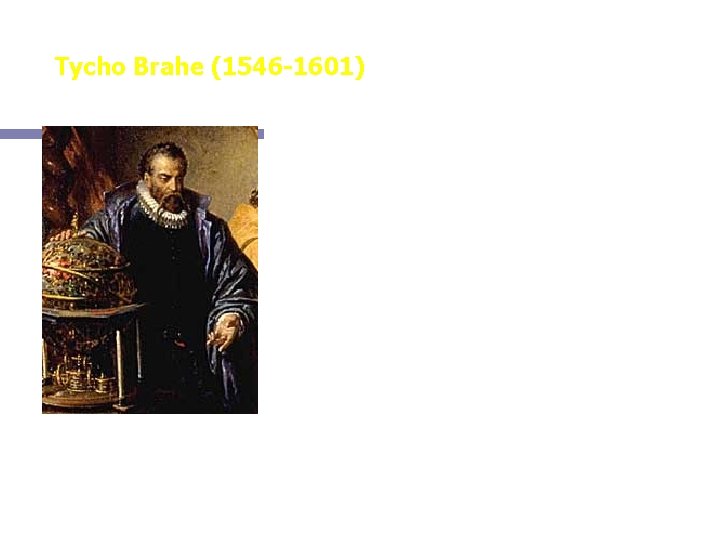 Tycho Brahe (1546 -1601) Em 1572, Tycho notou uma nova estrela na constelação de