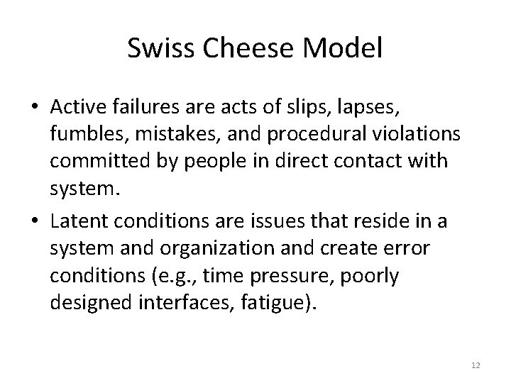 Human Factors and Safety Collaboration Mike Goings Lisa