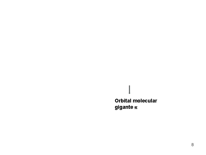 Orbital molecular gigante 8 