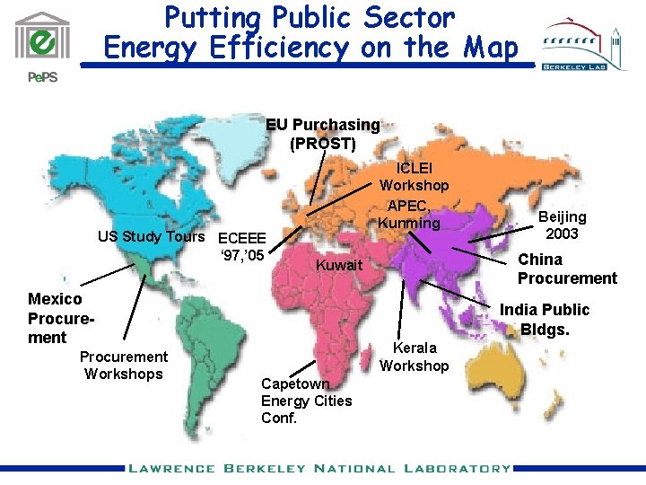 Putting Public Sector Energy Efficiency on the Map EU Purchasing (PROST) US Study Tours