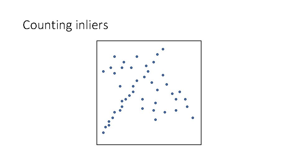 Counting inliers 