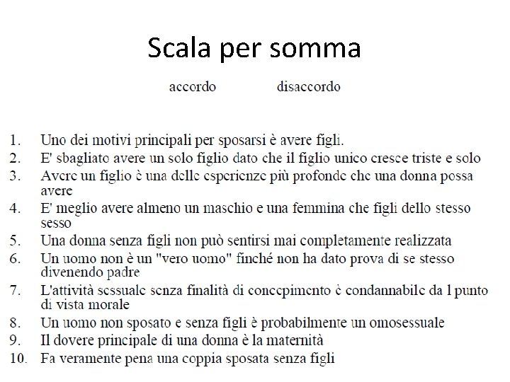 Scala per somma 