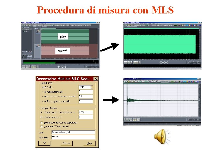 Procedura di misura con MLS play record 