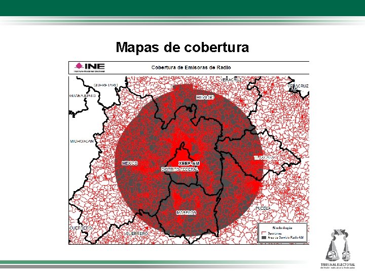 Mapas de cobertura 