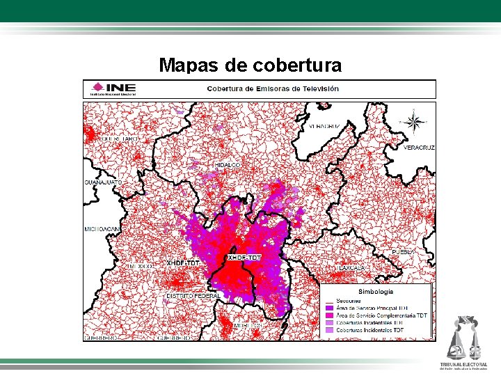 Mapas de cobertura 