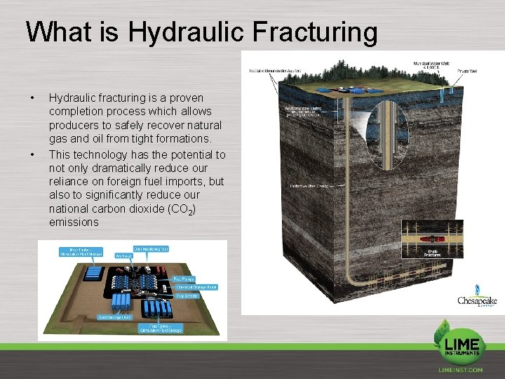 What is Hydraulic Fracturing • • Hydraulic fracturing is a proven completion process which