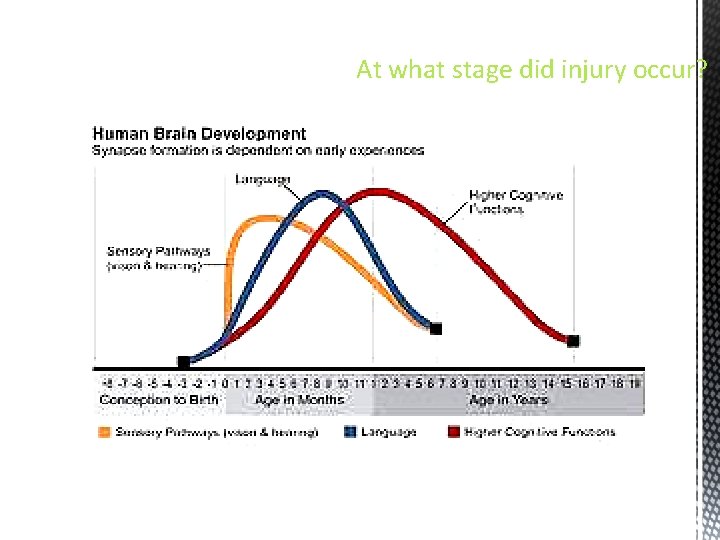 At what stage did injury occur? 