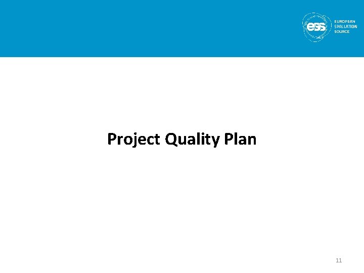 Project Quality Plan 11 