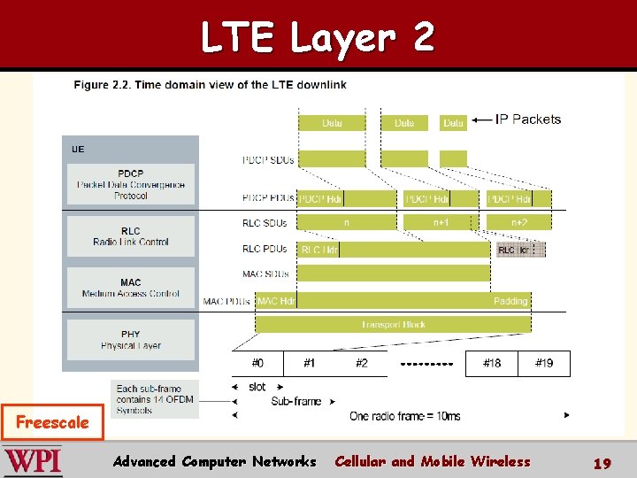 LTE Layer 2 Freescale Advanced Computer Networks Cellular and Mobile Wireless 19 LTE Layer 2 Freescale Advanced Computer Networks Cellular and Mobile Wireless 19