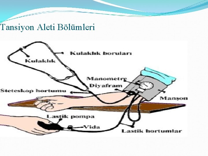 Tansiyon Aleti Bölümleri 