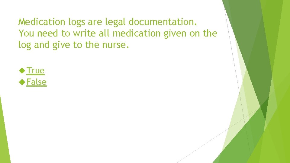 Medication logs are legal documentation. You need to write all medication given on the