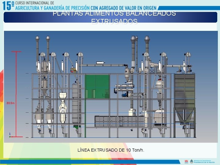 PLANTAS ALIMENTOS BALANCEADOS EXTRUSADOS LÍNEA EXTRUSADO DE 10 Ton/h. 