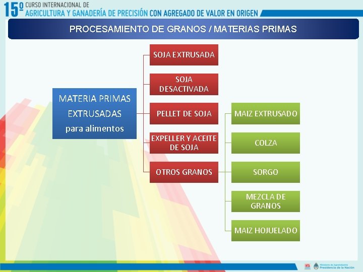 PROCESAMIENTO DE GRANOS / MATERIAS PRIMAS SOJA EXTRUSADA MATERIA PRIMAS EXTRUSADAS para alimentos SOJA