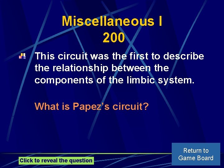 Miscellaneous I 200 This circuit was the first to describe the relationship between the