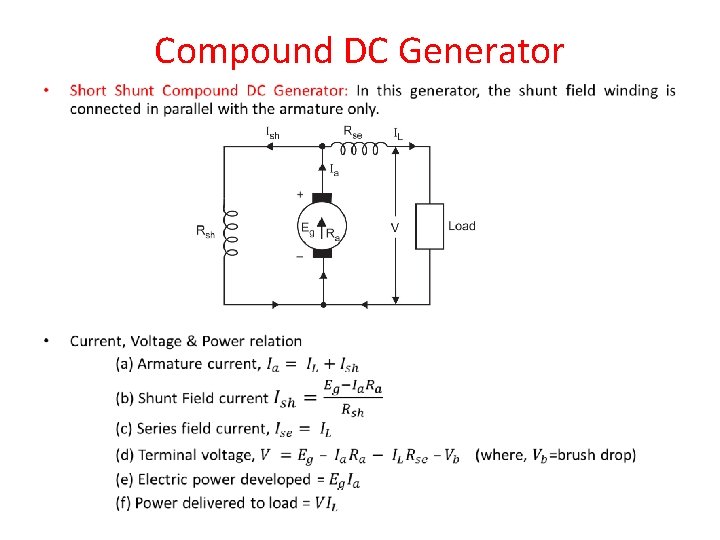 Compound DC Generator • 