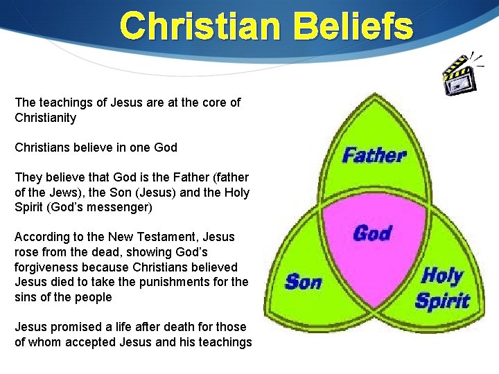 Christian Beliefs The teachings of Jesus are at the core of Christianity Christians believe