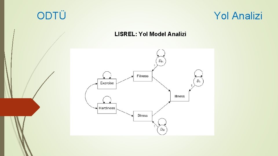 ODTÜ Yol Analizi LISREL: Yol Model Analizi 