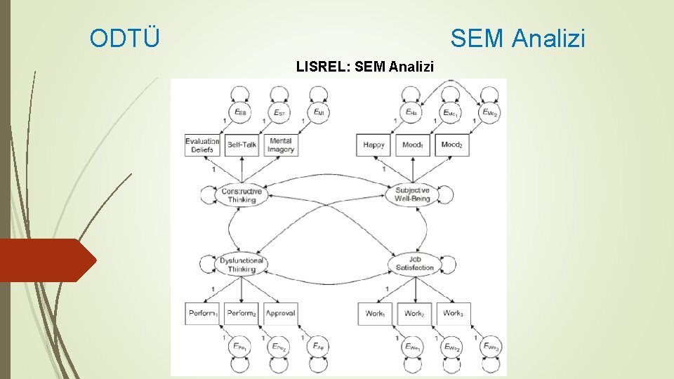 ODTÜ SEM Analizi LISREL: SEM Analizi 