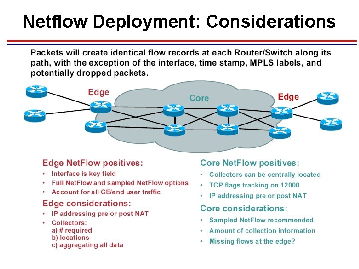 Netflow Deployment: Considerations 