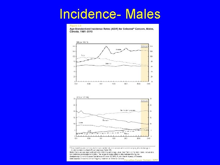 Incidence- Males 