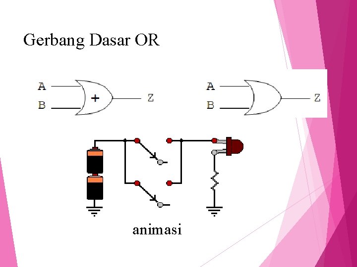 Gerbang Dasar OR animasi 24 