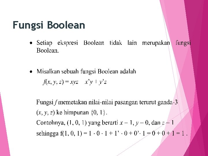 Fungsi Boolean 9 