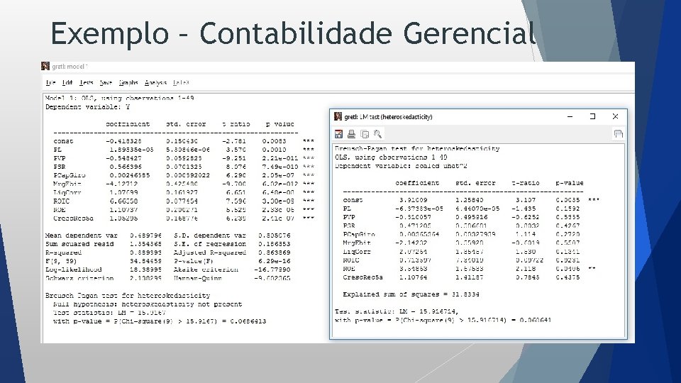 Exemplo – Contabilidade Gerencial 