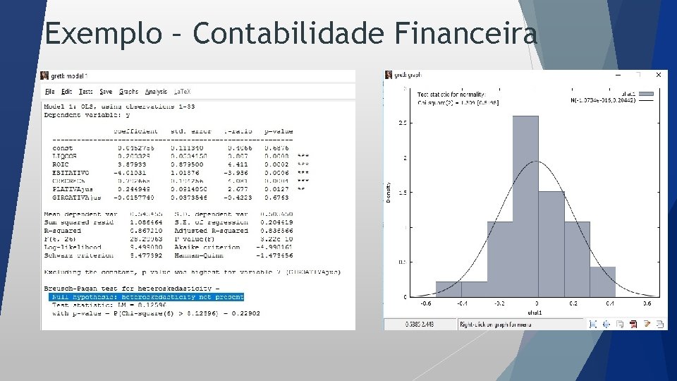 Exemplo – Contabilidade Financeira 