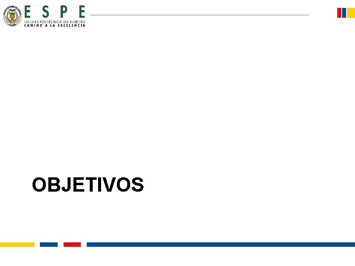 OBJETIVOS 