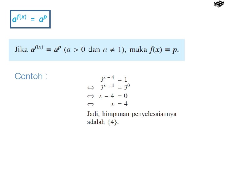 Contoh : 
